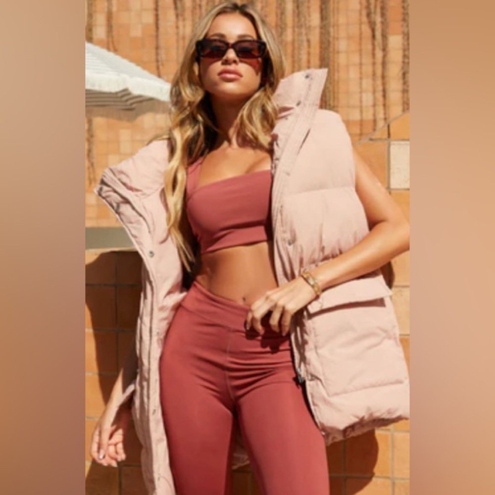 Pink Puffer Vest
